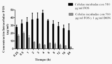 Deoxinivalenol interfiere en la penetración del antibiótico fosfomicina a celulas intestinales porcinas - Image 1