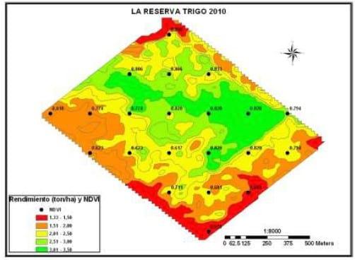 Análisis del rendimiento en trigo mediante mapas de rendimiento y el NDVI en el suroeste bonaerense - Image 3