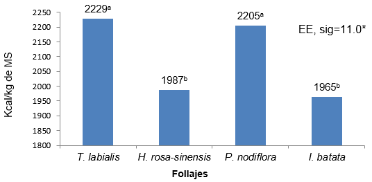 Coeficientes de digestibilidad aparentes de los follajes teramnus labialis, phyla nodiflora, hibiscus rosa-sinensis e ipomoea batata en dietas para conejos en crecimiento. - Image 4