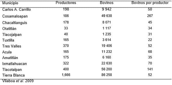 Diagnóstico de la Cadena Productiva Bovinos de Doble Propósito en el Distrito de Desarrollo Rural DDR 008 Cd. Alemán, Veracruz - Image 17