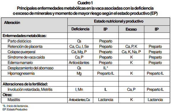 Desequilibrios Minerales de Bovinos en Pastoreo y su efecto sobre la Salud y Producción Bovina - Image 1