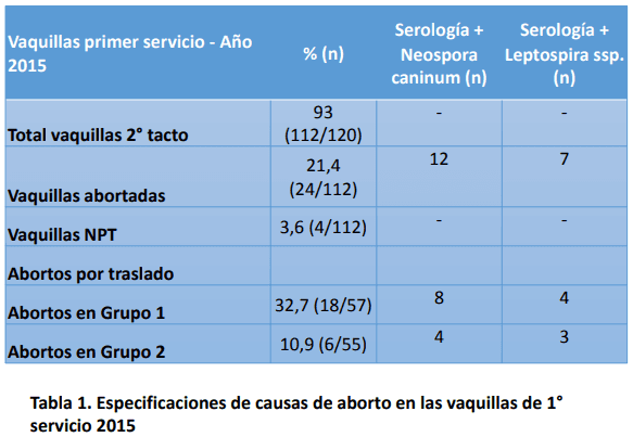 Causas de aborto en vaquillas de primer servicio sometidas a un protocolo de IATF en el Este del Chaco - Image 2