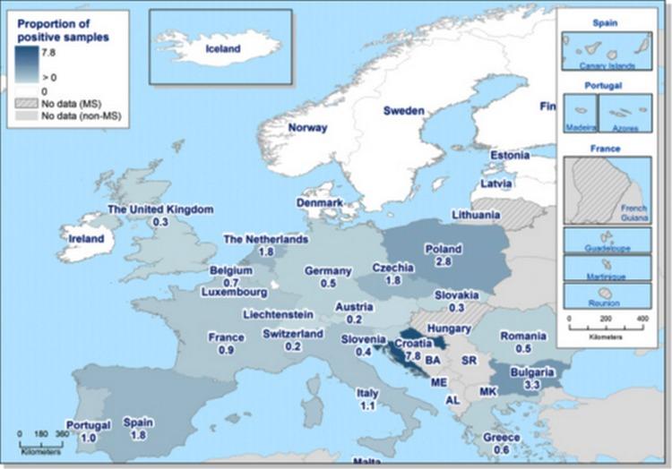 La Prevalencia de la salmonella en Europa - Image 1