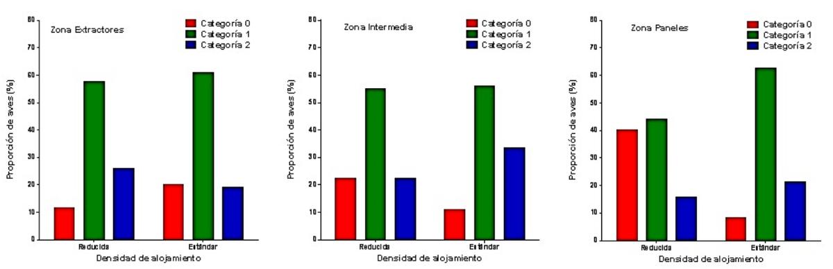 Efecto de la densidad de alojamiento y zona del galpón durante el invierno sobre indicadores de bienestar en pollos parrilleros. - Image 3