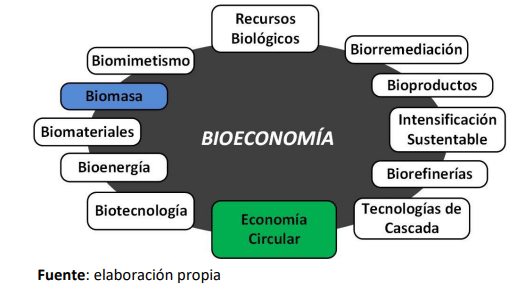 Figura N°1: Mapa conceptual de la Bioeconomía