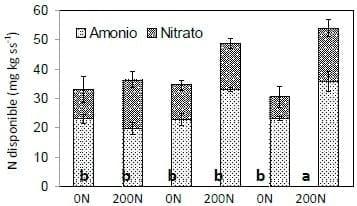 Efecto de la aplicación de nitrógeno sobre la biomasa microbiana en suelos volcánicos - Image 1