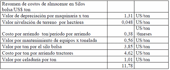 Aspectos económicos relacionados con la implantación del sistema de almacenamiento de arroz con cáscara seco, en silos bolsa en la agroindustria de Nicaragua - Image 15