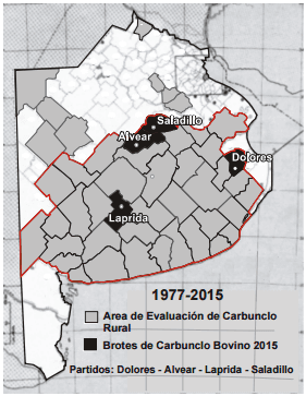 Situación Carbunclo Rural en la Argentina 2015 - Image 1