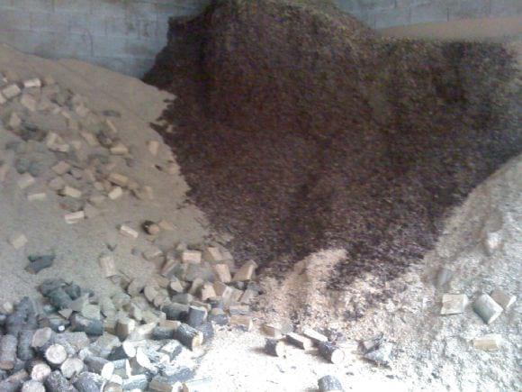 Cualquier tipo de biomasa sin importar su granulometría