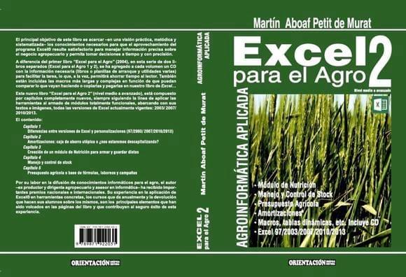 Nuevo libro Excel para el Agro 2
