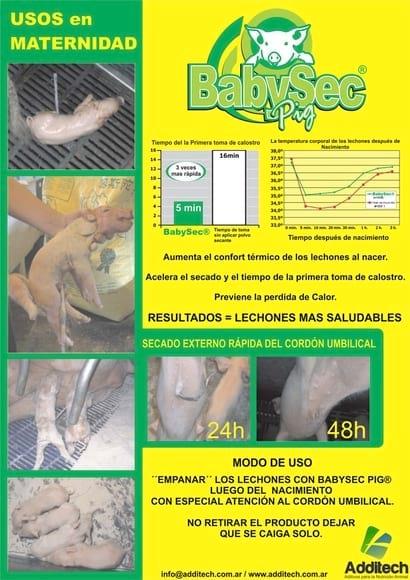 Baby Sec Pig - Presentacion 20 Kg. Cuñete Carton