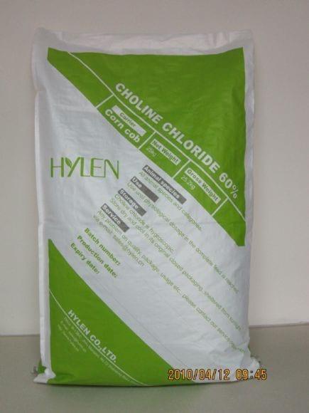 Especificaciones de cloruro de colina 60 ( a base vegetal) de Hylen