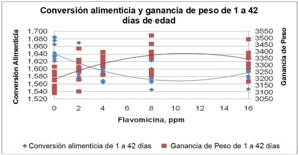 Reevaluación de los efectos de la flavomicina sobre el rendimiento del pollo de engorde en vivo - Image 1