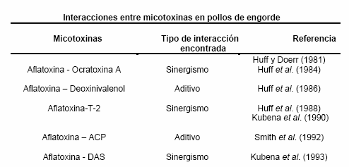 Aditividad, Sinergismo y Antagonismo entre Micotoxinas y sus Efectos en Pollos de Engorde - Image 1