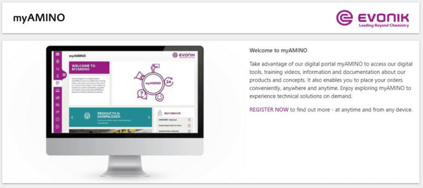 Evonik crea una experiencia digital para el cliente con su nuevo portal de e-business myAMINO - Image 1