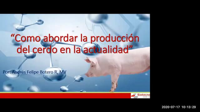 Colombia: Cómo abordar la producción del cerdo en la actualidad