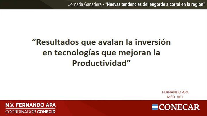 Fernando Apa: "Resultados que avalan la inversión en tecnologías que mejoran la productividad"