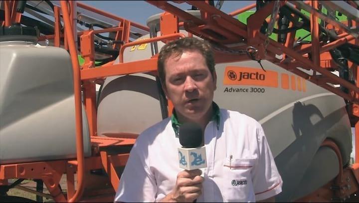 Pulverizacion de arroz - Jacto Airbus 3000