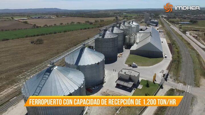 Imdher presenta ferropuerto receptor de granos en Jalisco