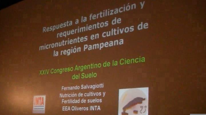 Fertilización de cultivos: Micronutrientes. Fernando Salvagiotti