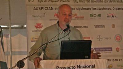 Control de malezas: Ramiro Cid en Agricultura de Precisión 2011